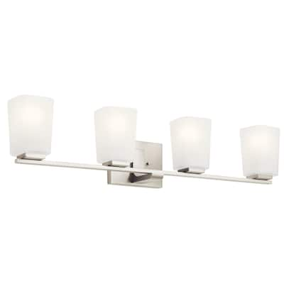 Kichler Lighting Roehm 4-Light Vanity Light Brushed Nickel