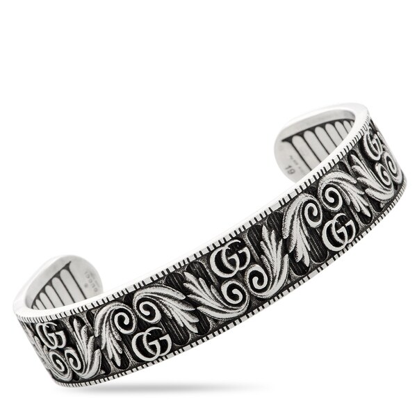 bracelet with double g in silver