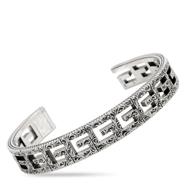 gucci cuff bracelet silver