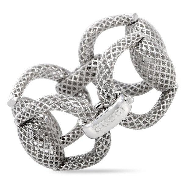 silver bracelet gucci