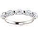 preview thumbnail 1 of 2, 1 1/2Ct Oval Moissanite Wedding Ring Available in White Gold