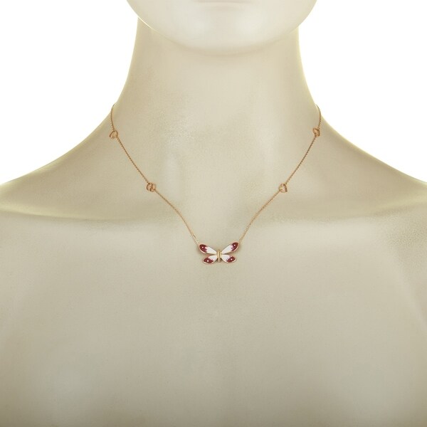 rose gold gucci necklace