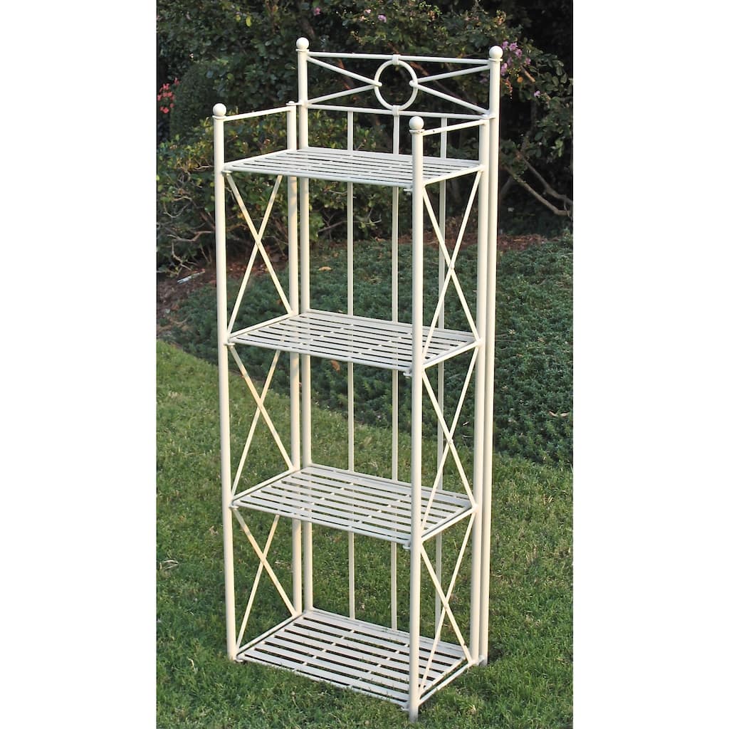 International Caravan St. Lucia 4-tier Baker's Rack