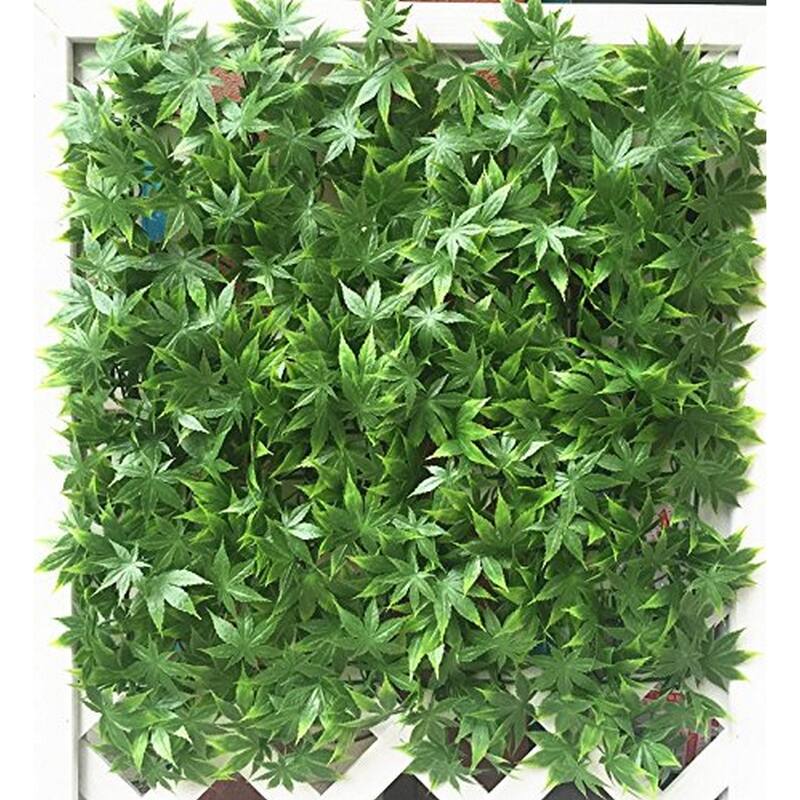 HighlandHome Artificial Boxwood Hedge Panels (Set of 12) - 12pc
