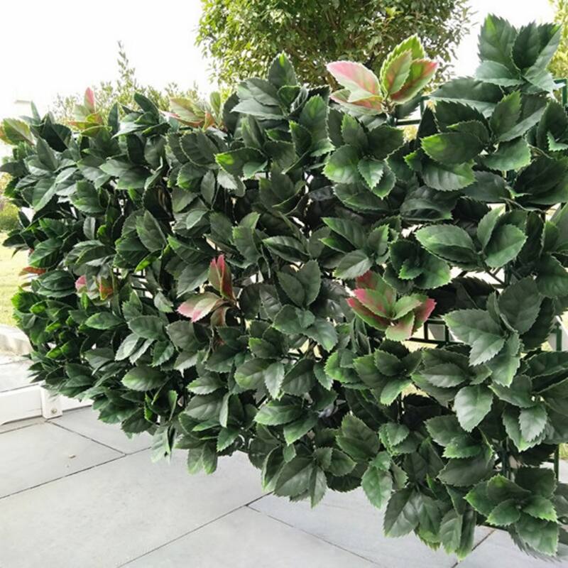 HighlandHome Artificial Boxwood Hedge Panels (Set of 12) - 12pc