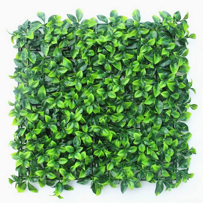 HighlandHome Artificial Boxwood Hedge Panels (Set of 12) - 12pc