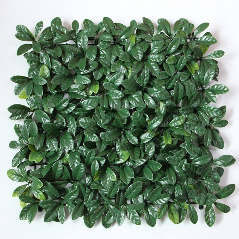 HighlandHome Artificial Boxwood Hedge Panels (Set of 12) - 12pc