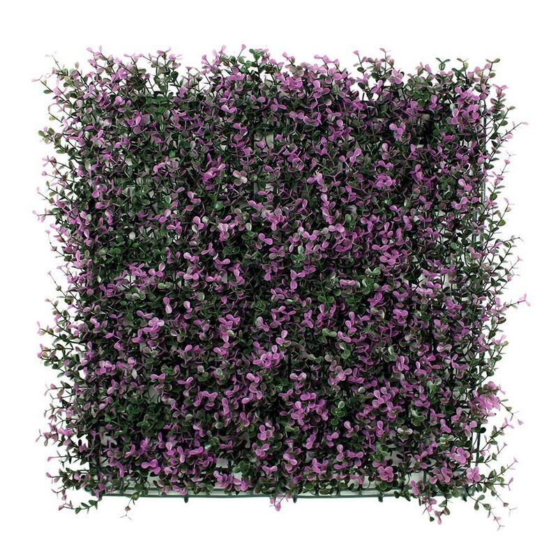 HighlandHome Artificial Boxwood Hedge Panels (Set of 12) - 12pc