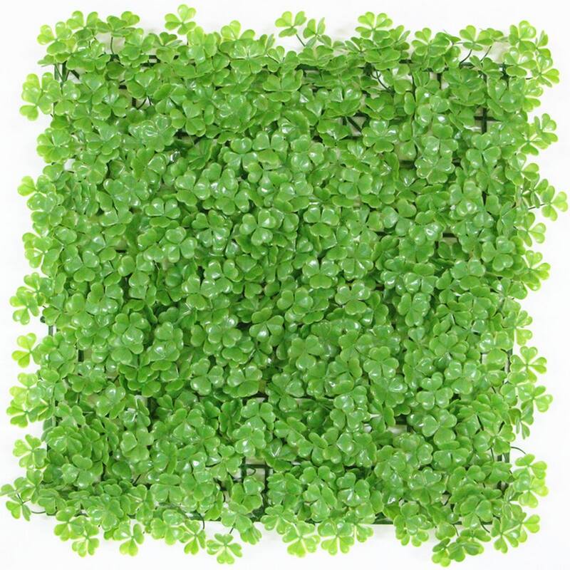 HighlandHome Artificial Boxwood Hedge Panels (Set of 12) - 12pc