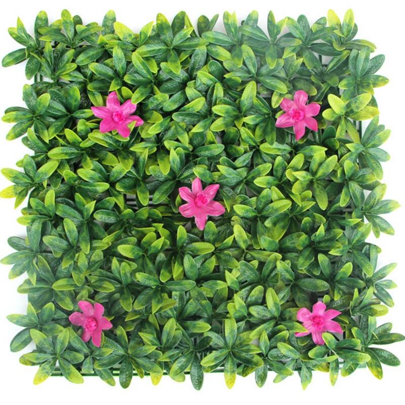 HighlandHome Artificial Boxwood Hedge Panels (Set of 12) - 12pc