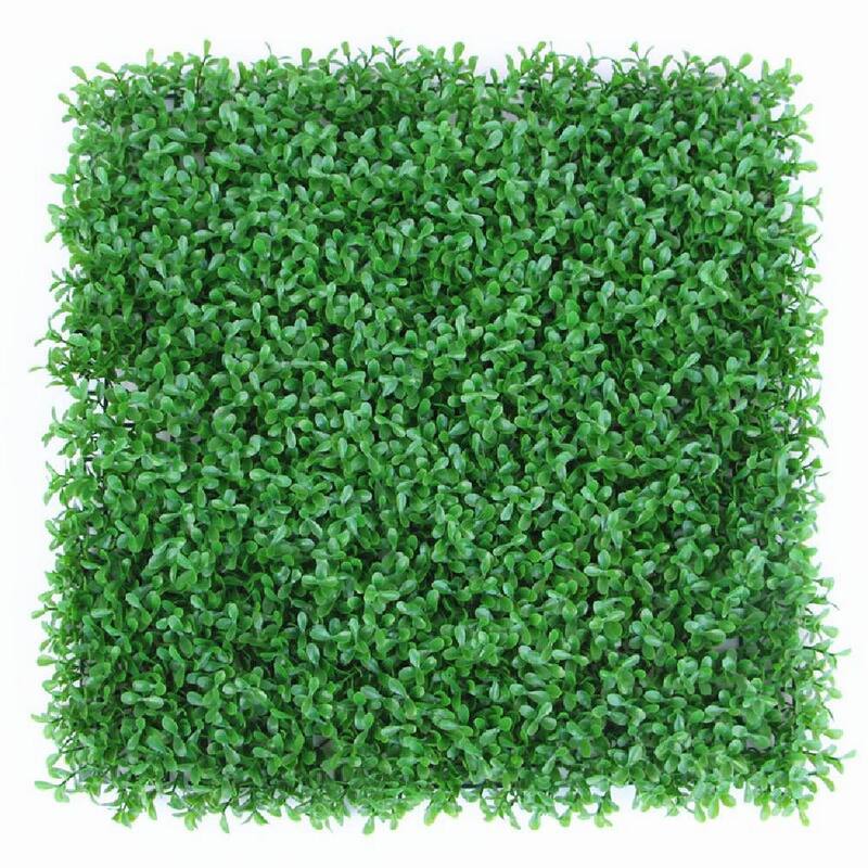 HighlandHome Artificial Boxwood Hedge Panels (Set of 12) - 12pc