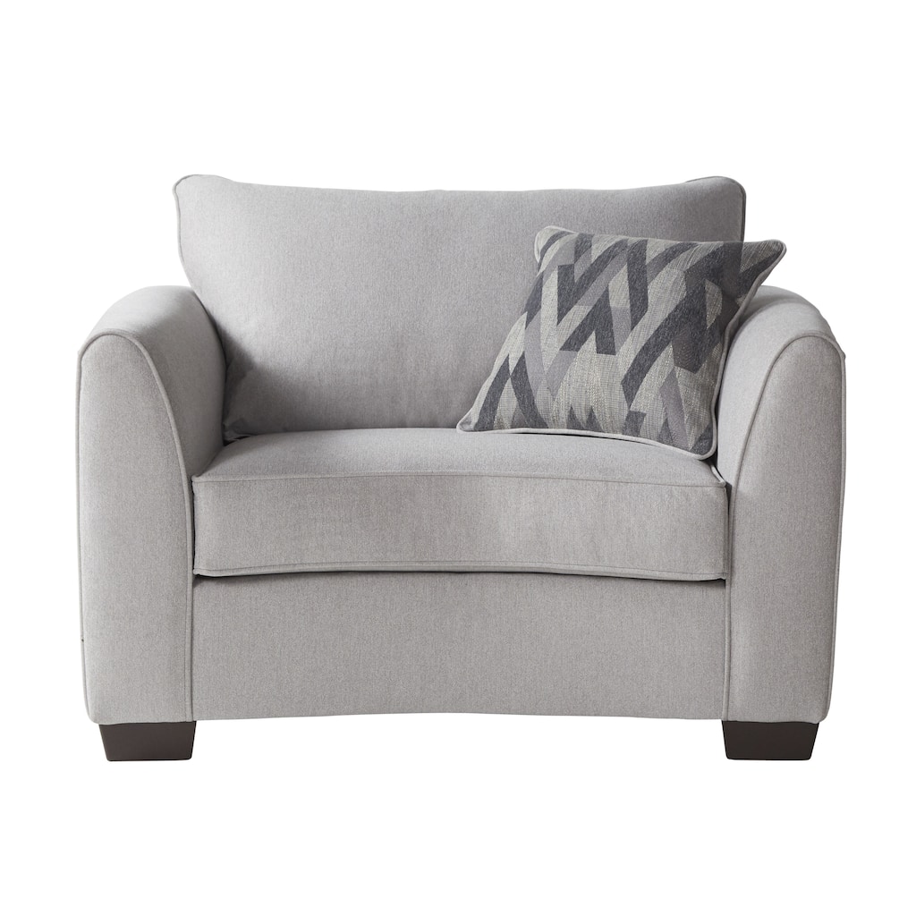 Roundhill Furniture Ermera Transitional Fabric Arm Chair