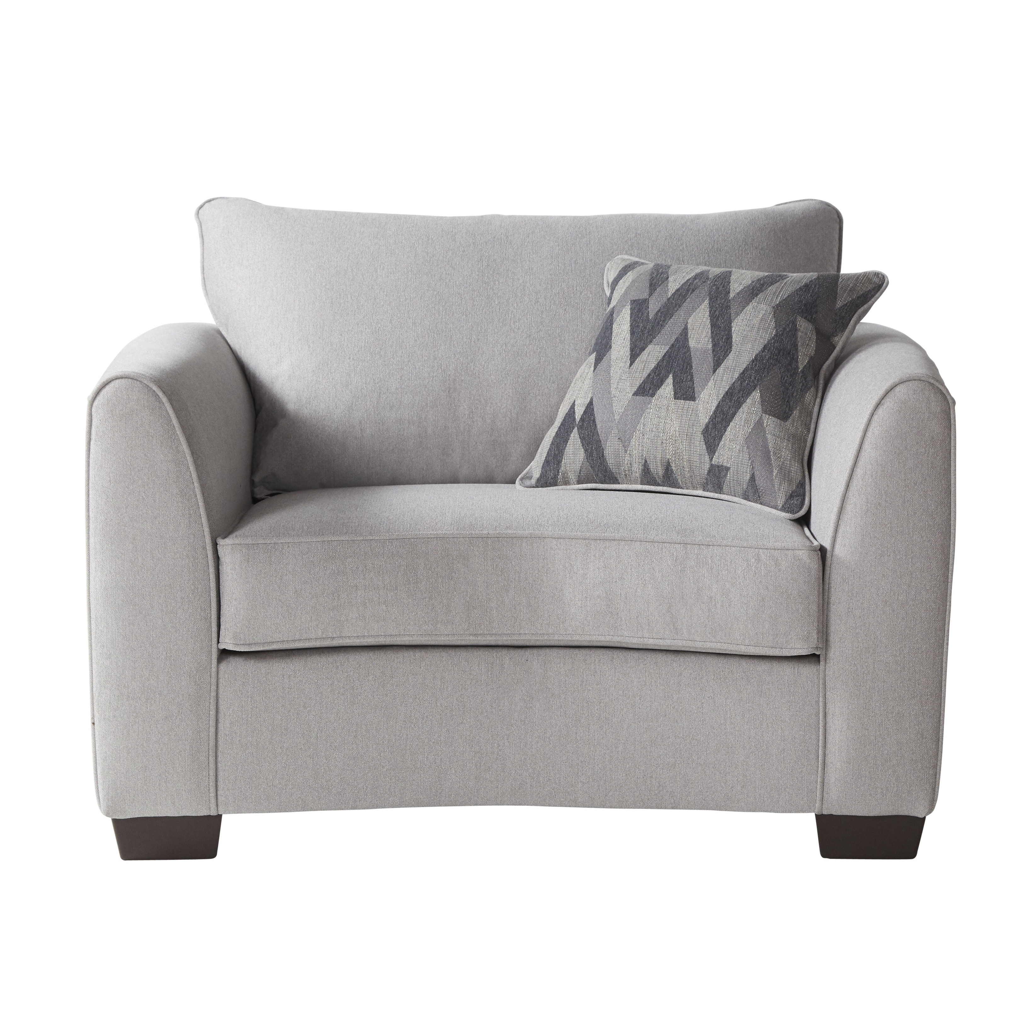 Roundhill Furniture Ermera Transitional Fabric Arm Chair