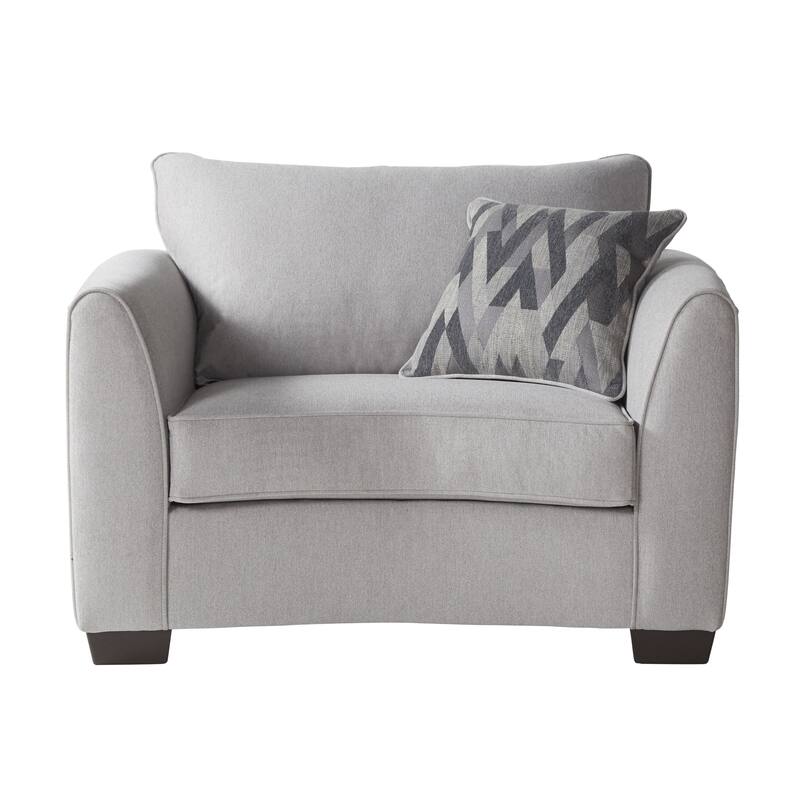 Roundhill Furniture Ermera Transitional Fabric Arm Chair