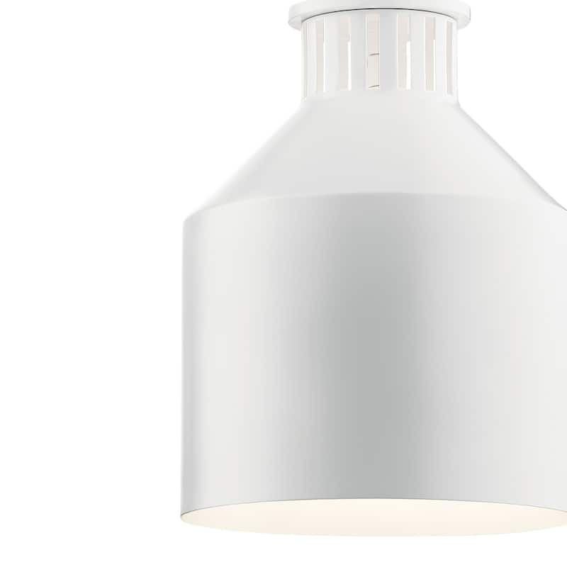 Kichler Lighting Montauk White 1-Light Mini Pendant
