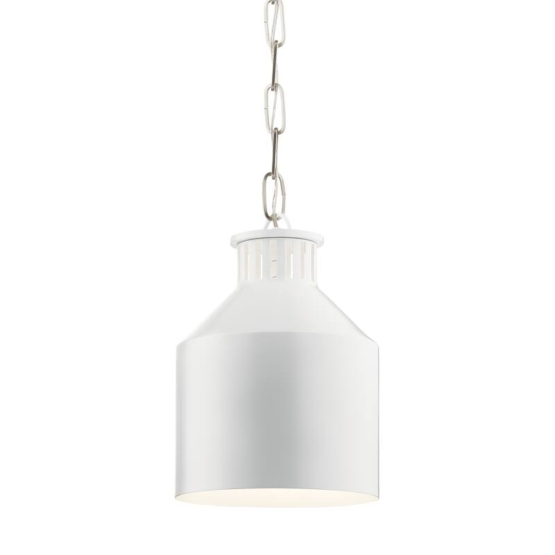 Kichler Lighting Montauk White 1-Light Mini Pendant