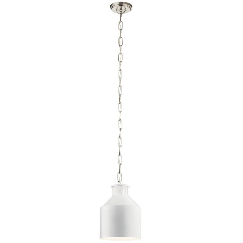 Kichler Lighting Montauk White 1-Light Mini Pendant