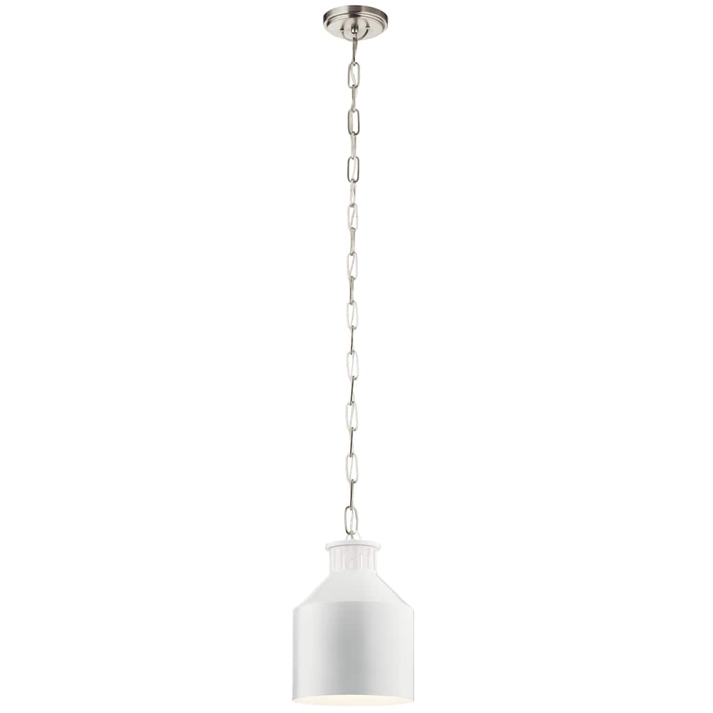 Kichler Lighting Montauk White 1-Light Mini Pendant