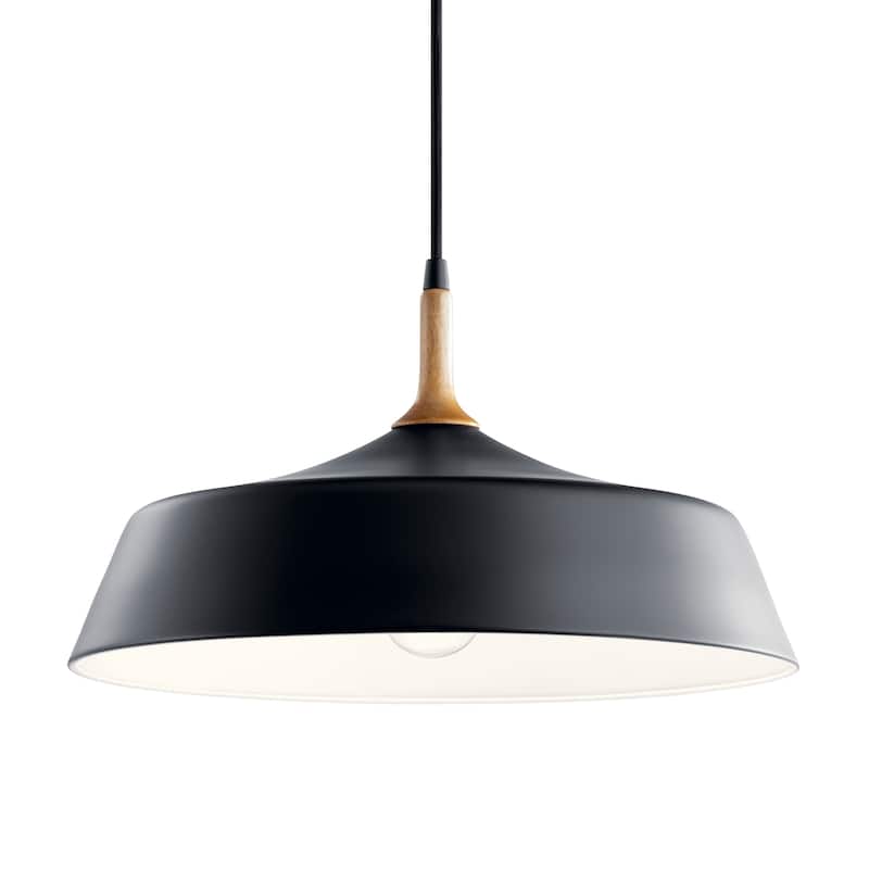 Kichler Lighting Danika Black 1-Light Pendant