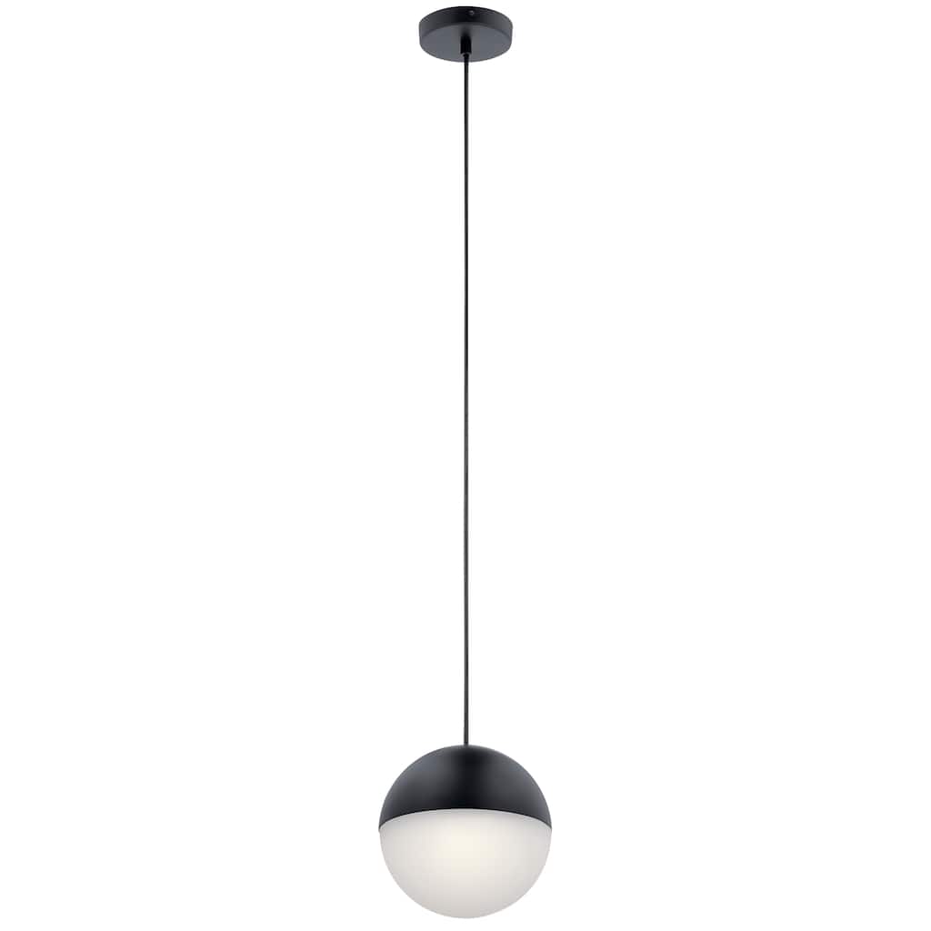 elan Moonlit Matte Black LED Pendant