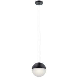 elan Moonlit Matte Black LED Pendant
