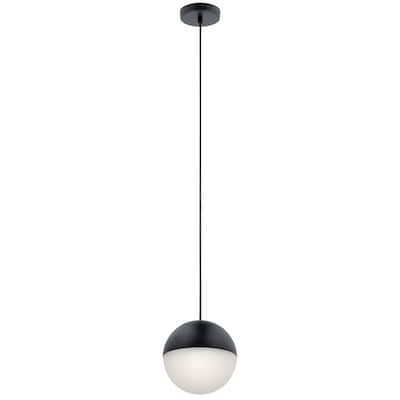 elan Moonlit Matte Black LED Pendant