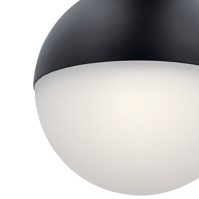elan Moonlit Matte Black LED Pendant