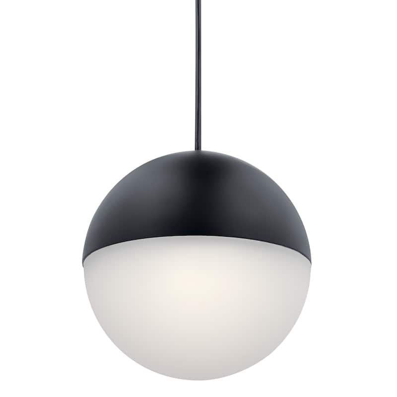 elan Moonlit Matte Black LED Pendant