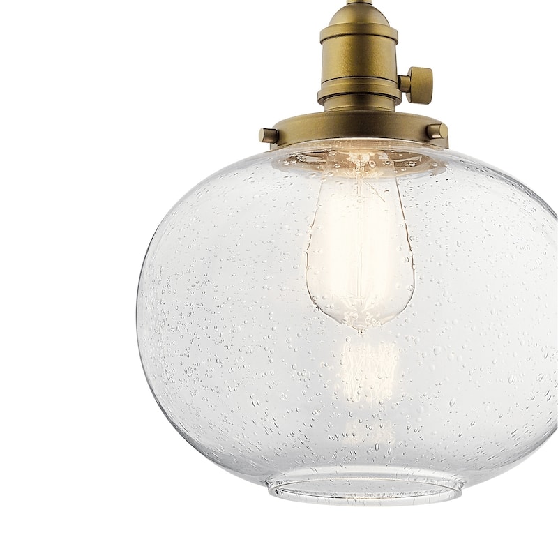 Kichler Lighting Avery Natural Brass 1-Light Mini Pendant
