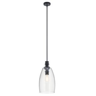 Kichler Lighting Lakum Black 1-Light Pendant