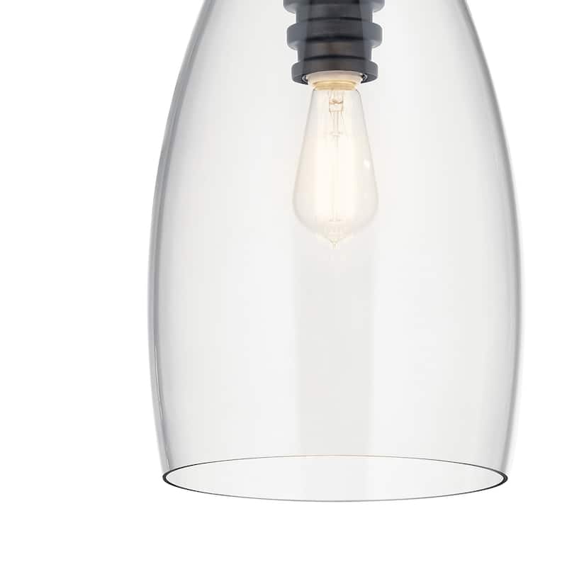 Kichler Lighting Lakum Black 1-Light Pendant