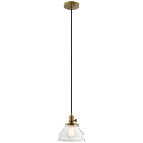 Kichler Lighting Avery Natural Brass 1-Light Mini Pendant