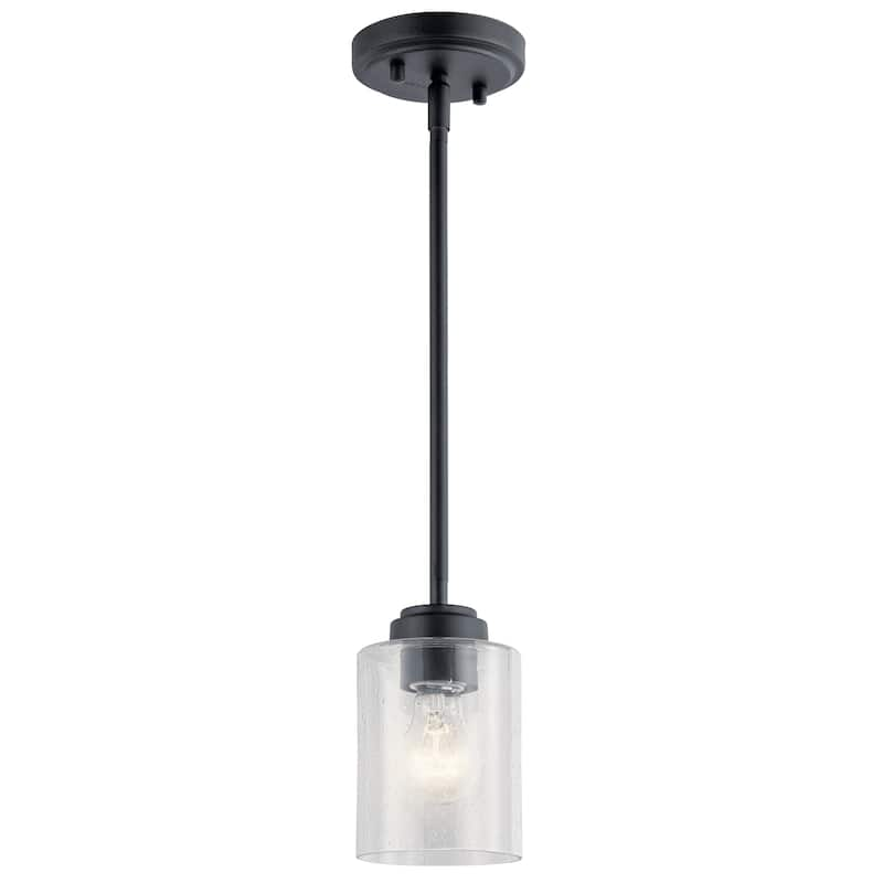 Kichler Lighting Winslow Black 1-light Mini Pendant - Bed Bath & Beyond 