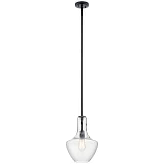 Kichler Lighting Everly Black 1-Light Pendant