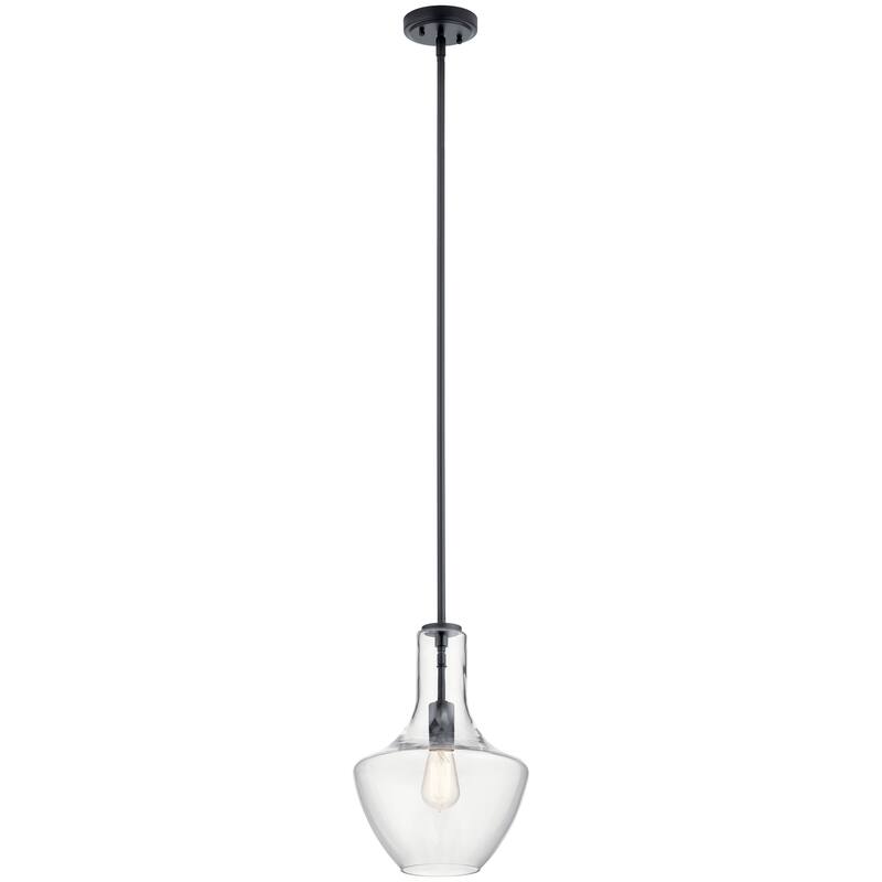 Kichler Lighting Everly Black 1-Light Pendant