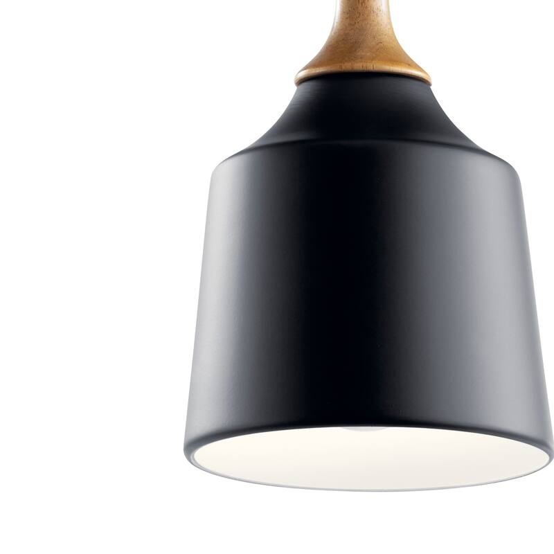 Kichler Lighting Danika Black 1-Light Mini Pendant