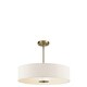 preview thumbnail 4 of 3, Kichler Lighting Classic Bronze 3-Light Pendant