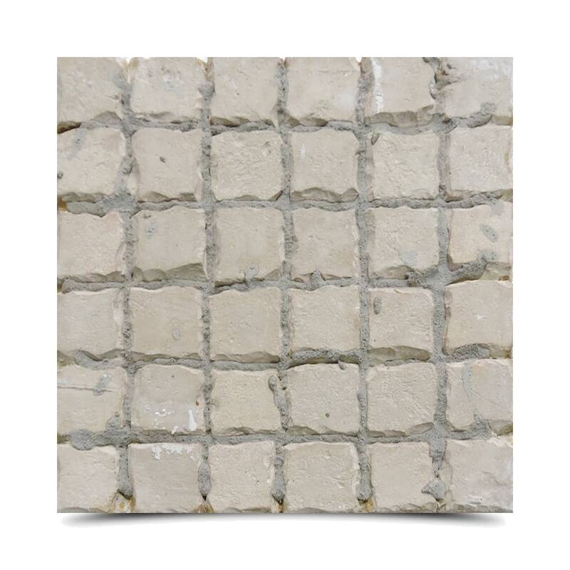 Handmade Solid Light Blue/Grey Mosaic Tile, Pack of 6 (Morocco)