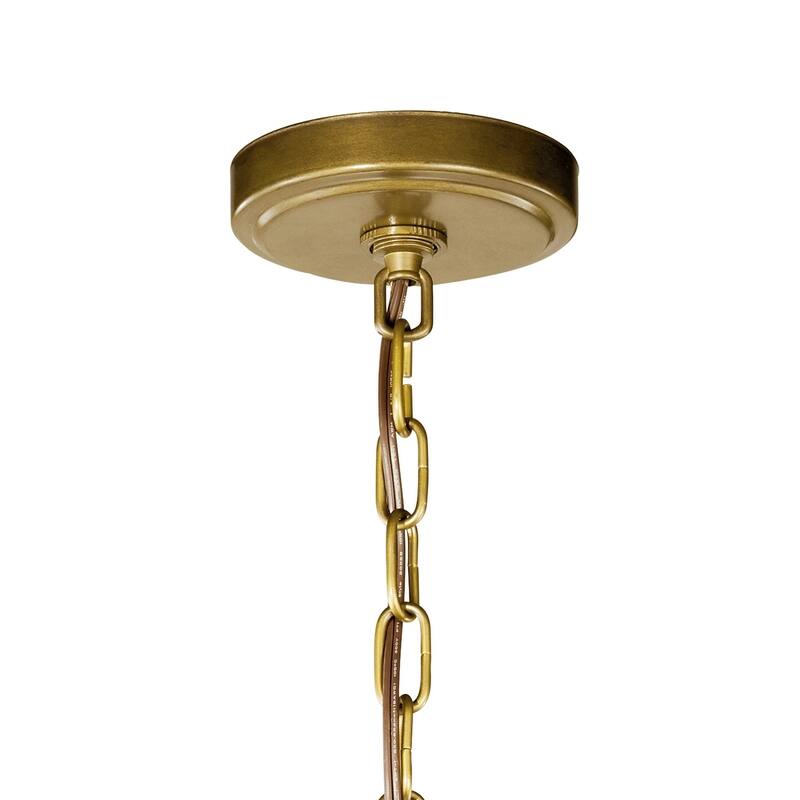 Kichler Lighting Voleta Natural Brass 4-Light Large Foyer Pendant