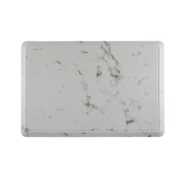 Shop Anti Fatigue Non Slip Foam Standing Kitchen Mat Grey Marble 24" W x 36" L Overstock