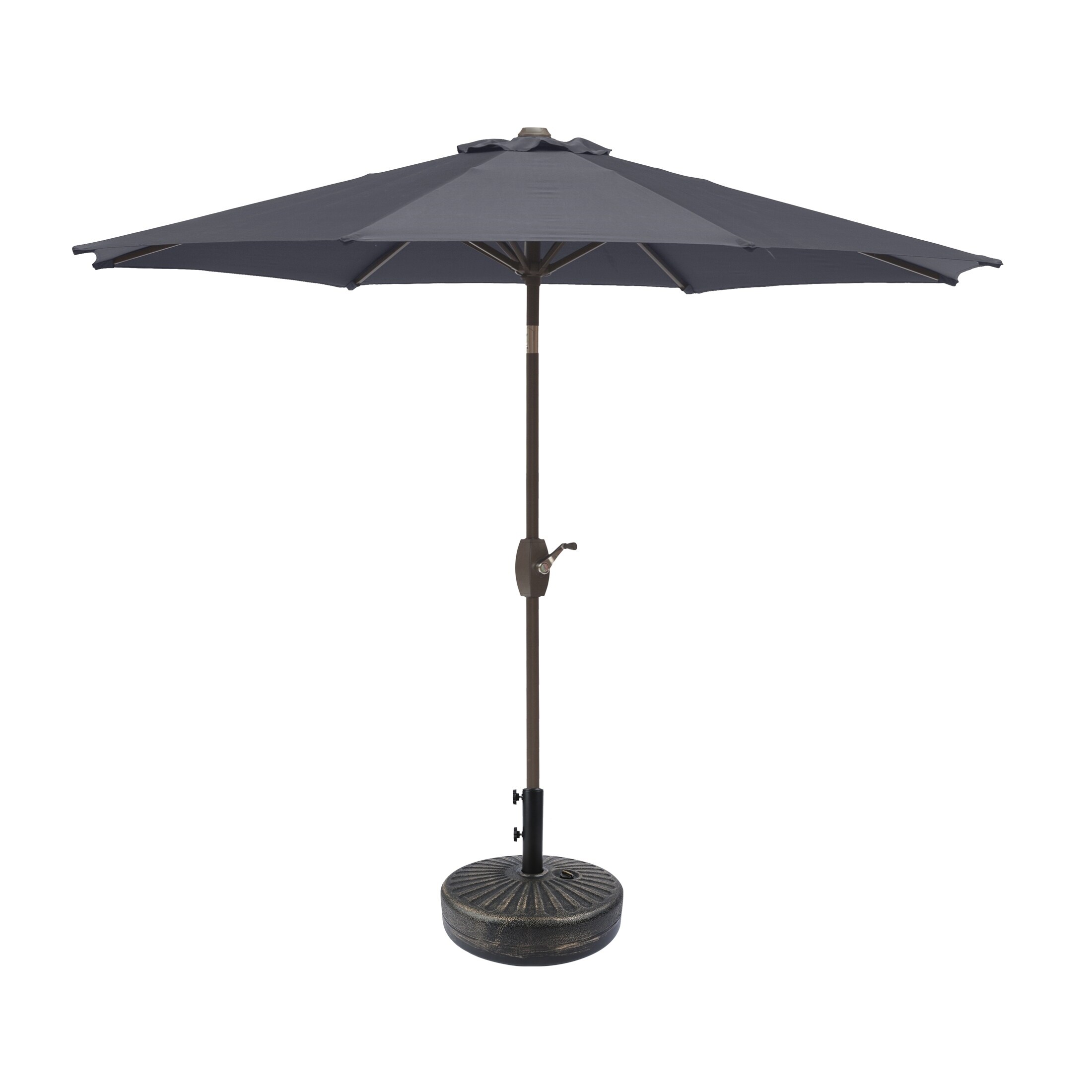 Shop Black Friday Deals On Aaron 9ft Patio Umbrella With Included Base Overstock 30926008