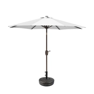 Overstock Maypex 27 LBS Heavy Duty Case Stone Umbrella Base Black