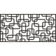 preview thumbnail 11 of 25, HighlandHome Laser Cut Metal Privacy Fence Screen, 24" x 48"/pc