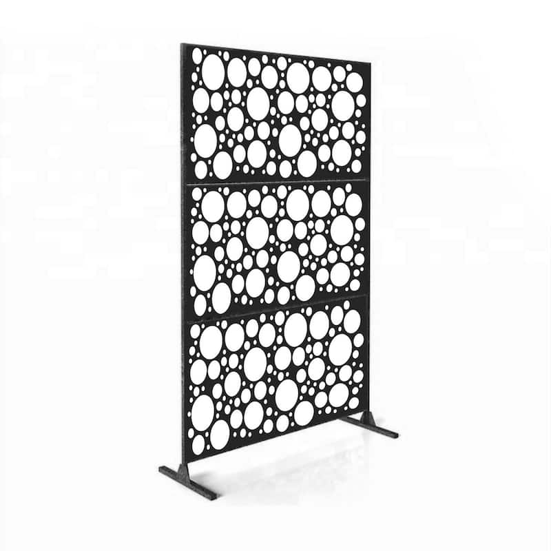 HighlandHome Laser Cut Metal Privacy Fence Screen