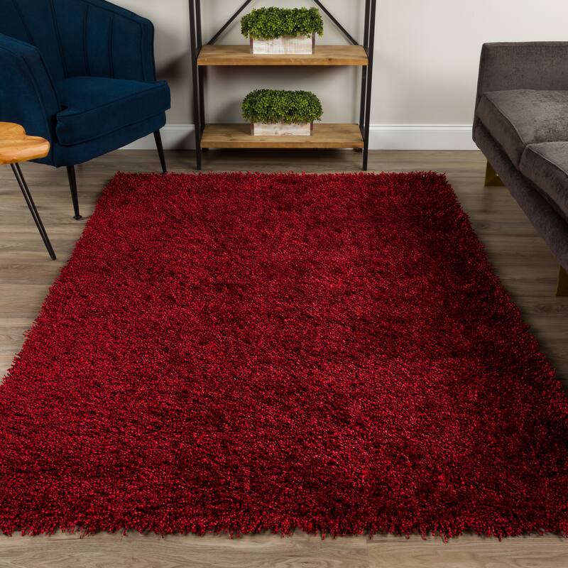 Addison Sommer Vibrantly Colored Shag Area Rug