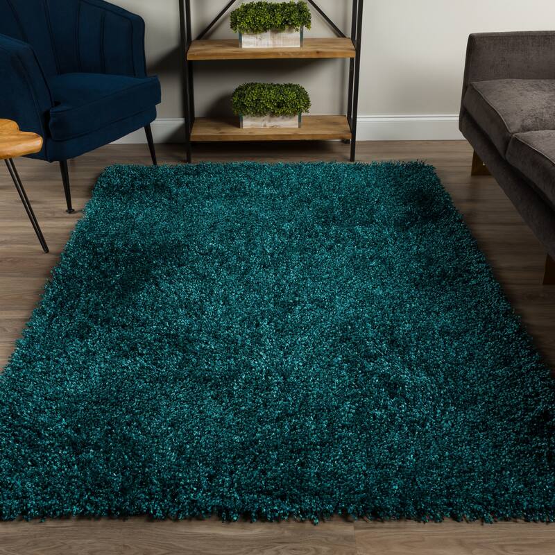 Addison Sommer Vibrantly Colored Shag Area Rug