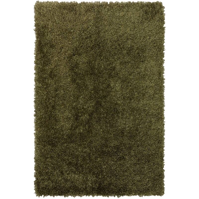 Addison Sommer Vibrantly Colored Shag Area Rug - 9' x 13' - Green/Kiwi - Rectangle
