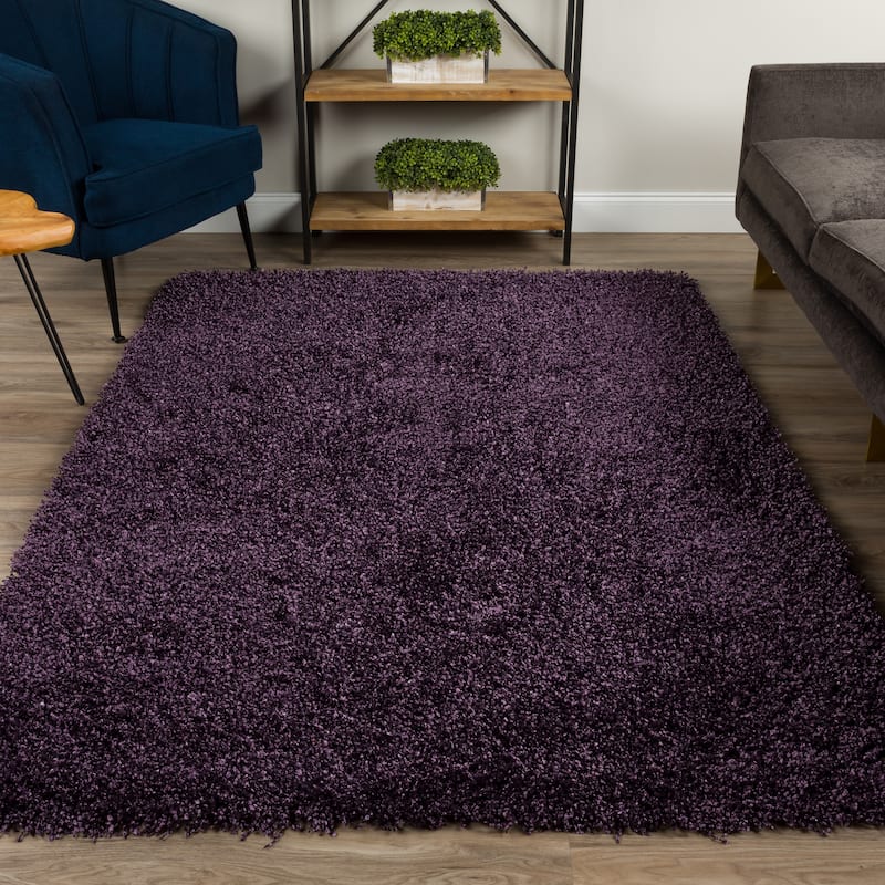 Addison Sommer Vibrantly Colored Shag Area Rug