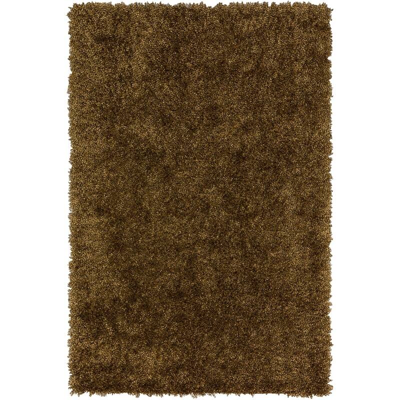 Addison Sommer Vibrantly Colored Shag Area Rug - 5'X7'6" - Gold/Gilded - Rectangle