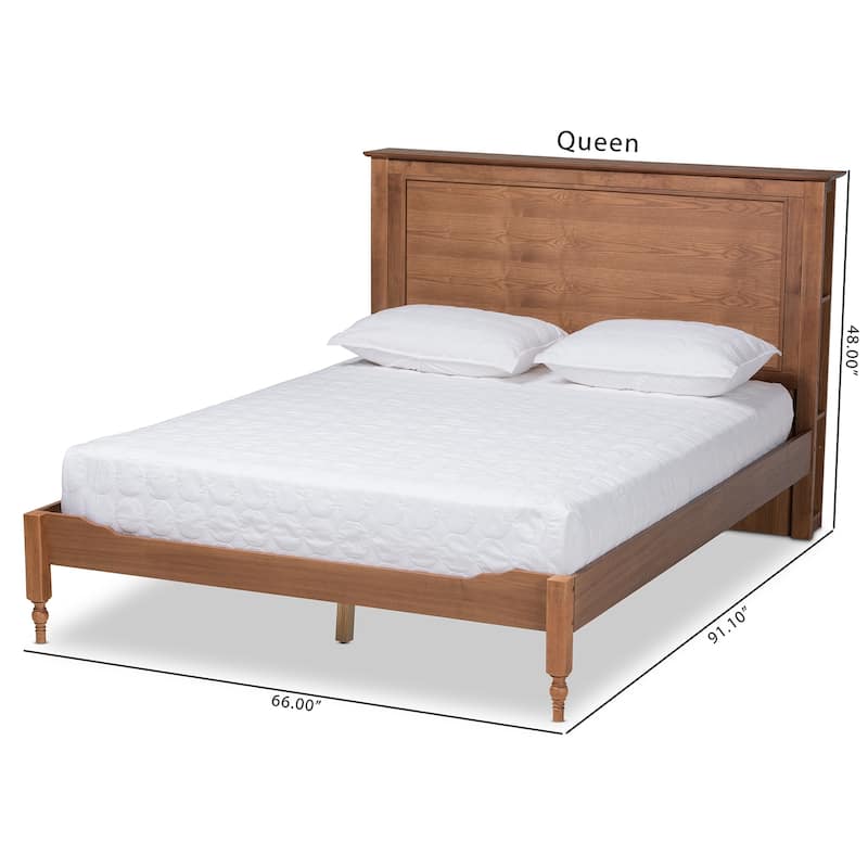 Carbon Loft Dehaney Transitional Rustic Platform Storage Bed with Shelves